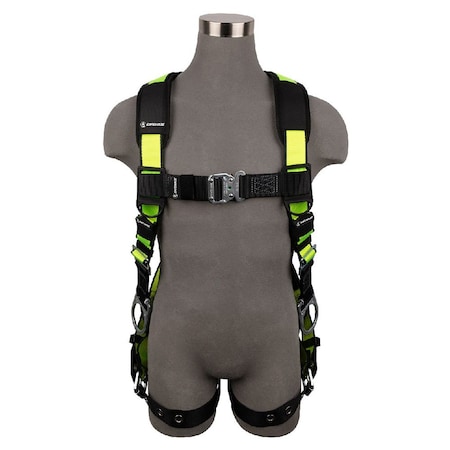 Safewaze PRO Full Body Harness: 3D, QC Chest, TB Legs FS285-QC